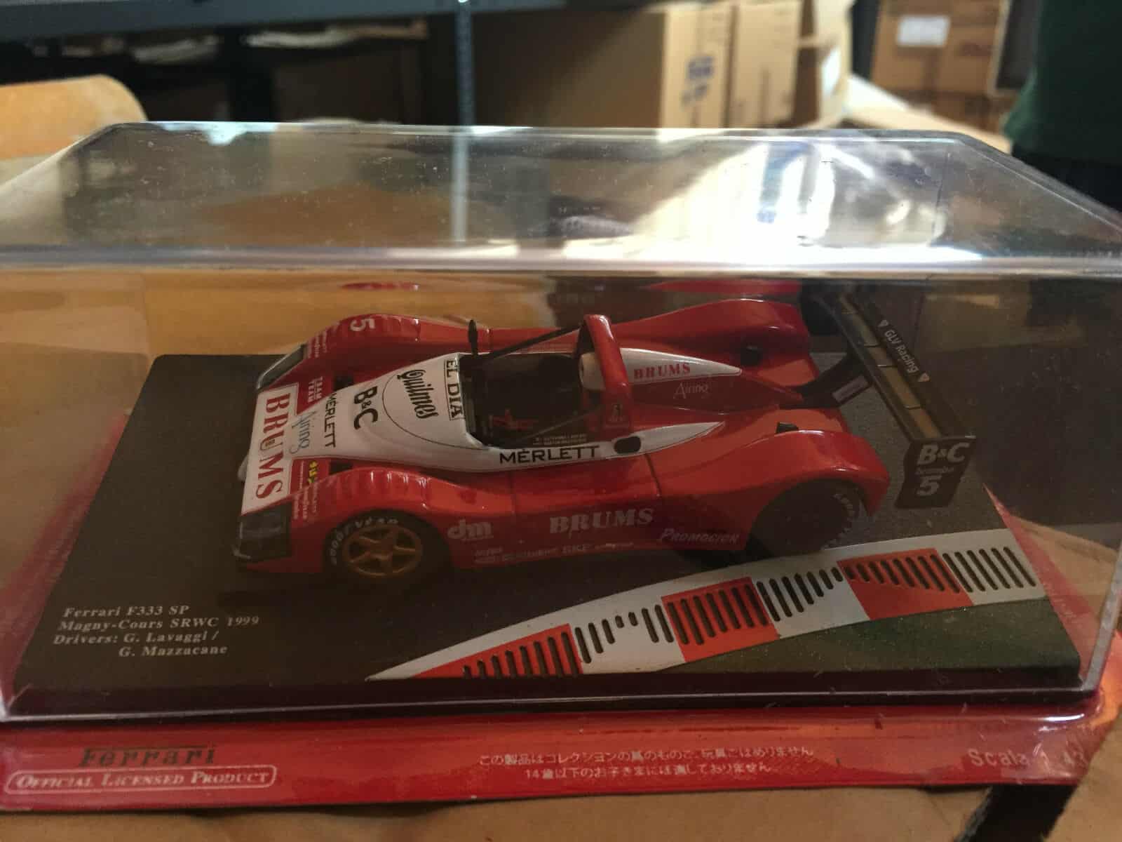 DIE CAST  FERRARI F333 SP MAGNY COURS SRWC 1999  FERRARI RACING 1/43 -  Rabbit Collection